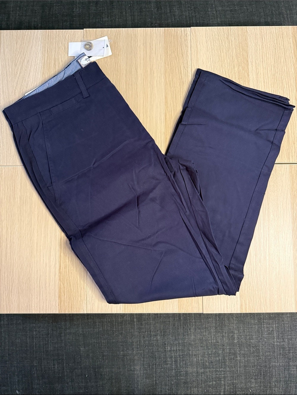 NWT Men's Flag & Anthem 31x30 Nashville Straight Navy Chinos - Picture 3 of 5